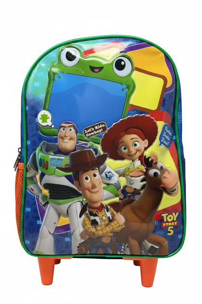MOCHILA KINDER CON RUEDAS INFANTIL MASCULINO DISNEY TOY STORY 5