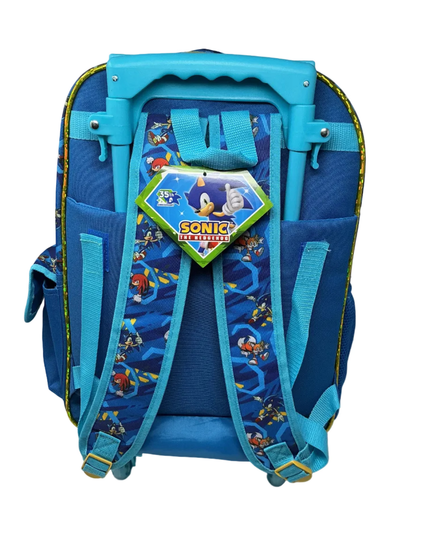 MOCHILA PRIMARIA CON RUEDAS INFANTIL MASCULINO SEGA MODERN SONIC