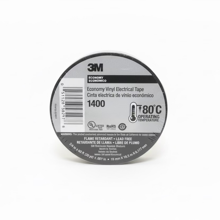 Electric tape 3/4 x 60 x .007IN