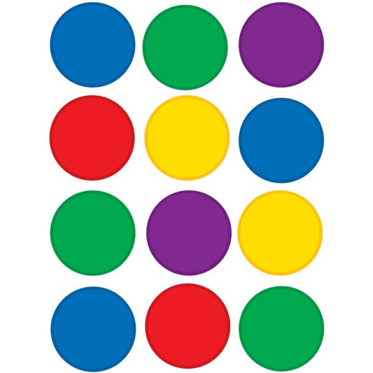 COLORFUL CIRCLES MINI ACCENTS 36PK