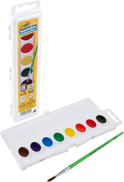 Crayola Washable Watercolor Paints 8 Colors