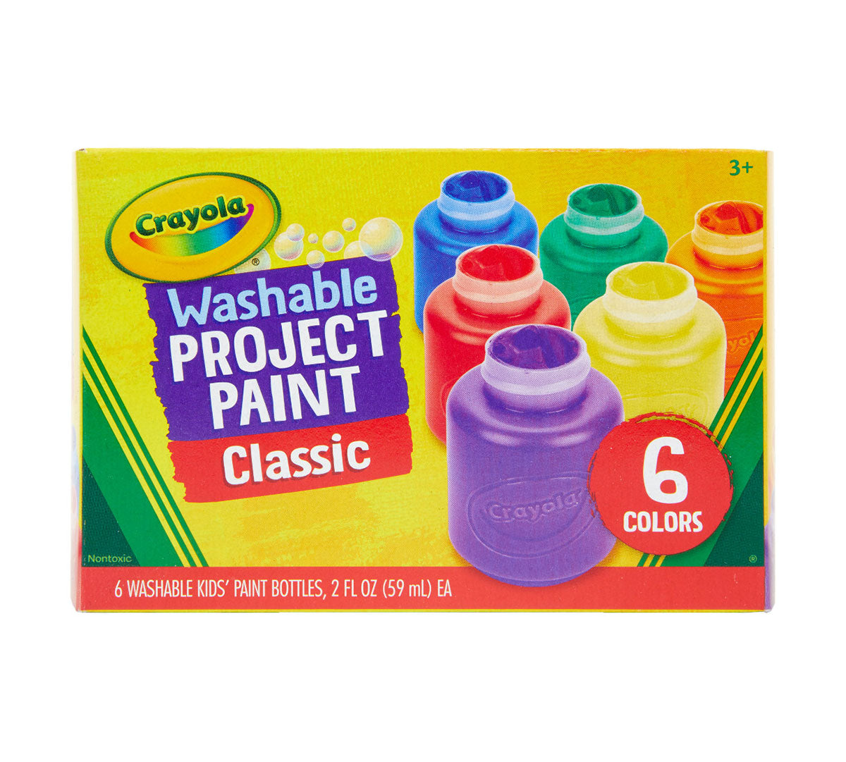 Caryola Washable Paint Pkg. 6