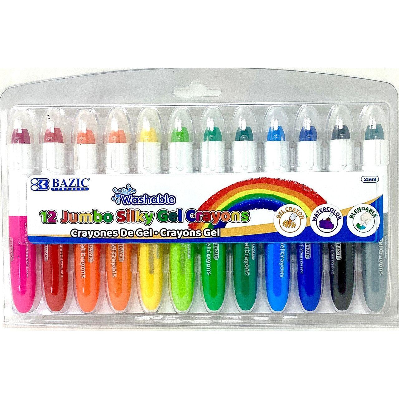 Generic Crayons 12 Color Jumbo Silky Gel Crayon – JA Riollano Co, Inc. School I Office ...