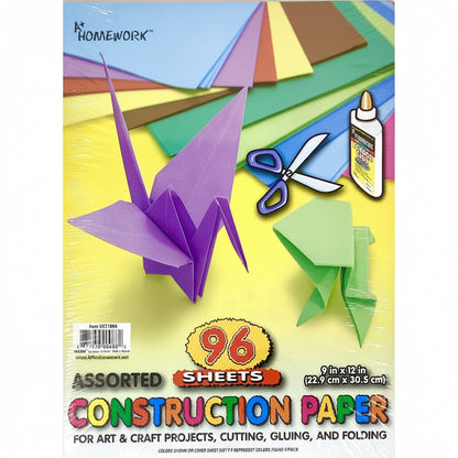 Construction Paper Pack 9" X 12" – imagen 1 - JA Riollano