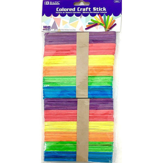 Colored Craft Stick PQ.100 - JA Riollano