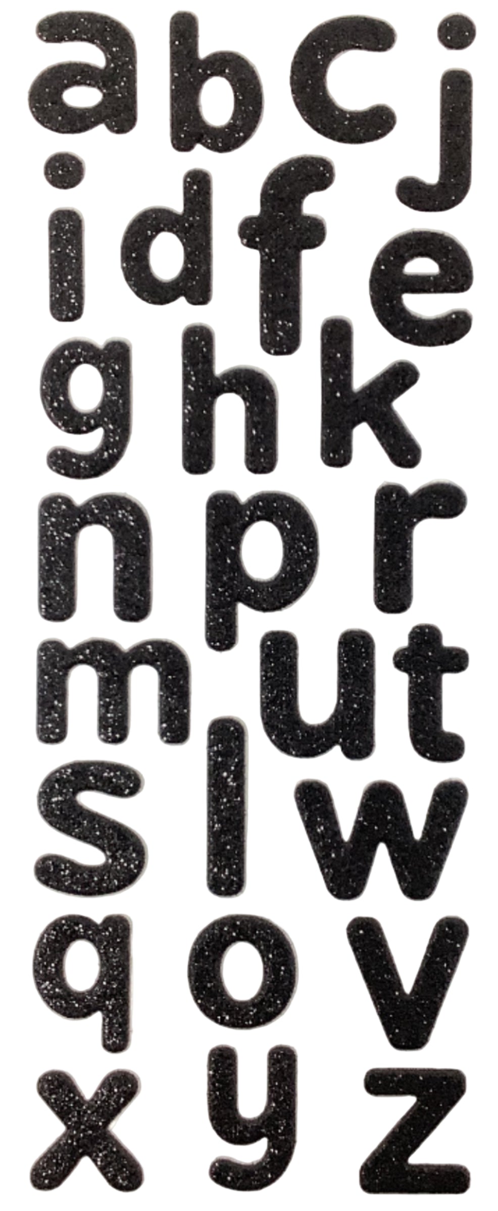 Alphabet Glitter stickers | 26ct