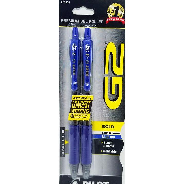 G2 GEL PEN  BOLD 1.0 BLUE PQ.2