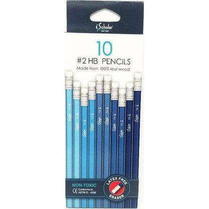 #2 HB Pencil Blue Colors - JA Riollano