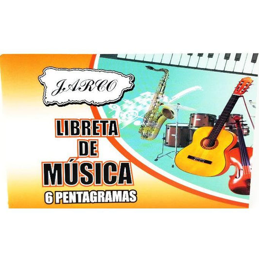 IND LIBRETA MUSICA PEQ 24-PG JARCO