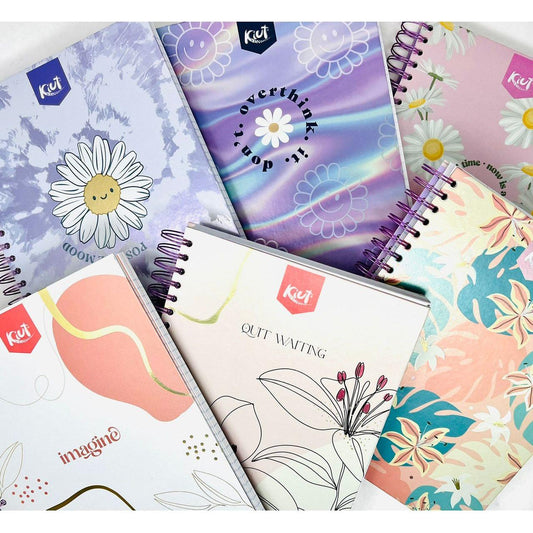 LIBRETA KIUT FLOWERS GDE DURA ARGOLLADA 10 DIVISIONES