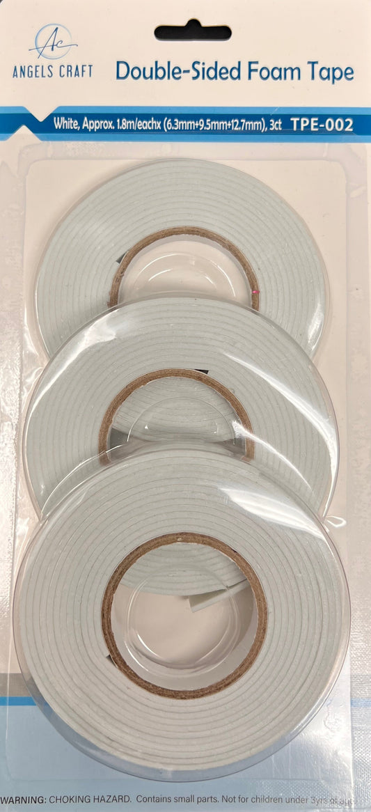 FOAM GLUE TAPE | WHITE
