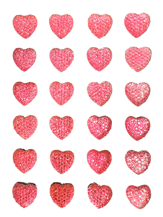 HEART SUGAR STONE STICKER | PINK