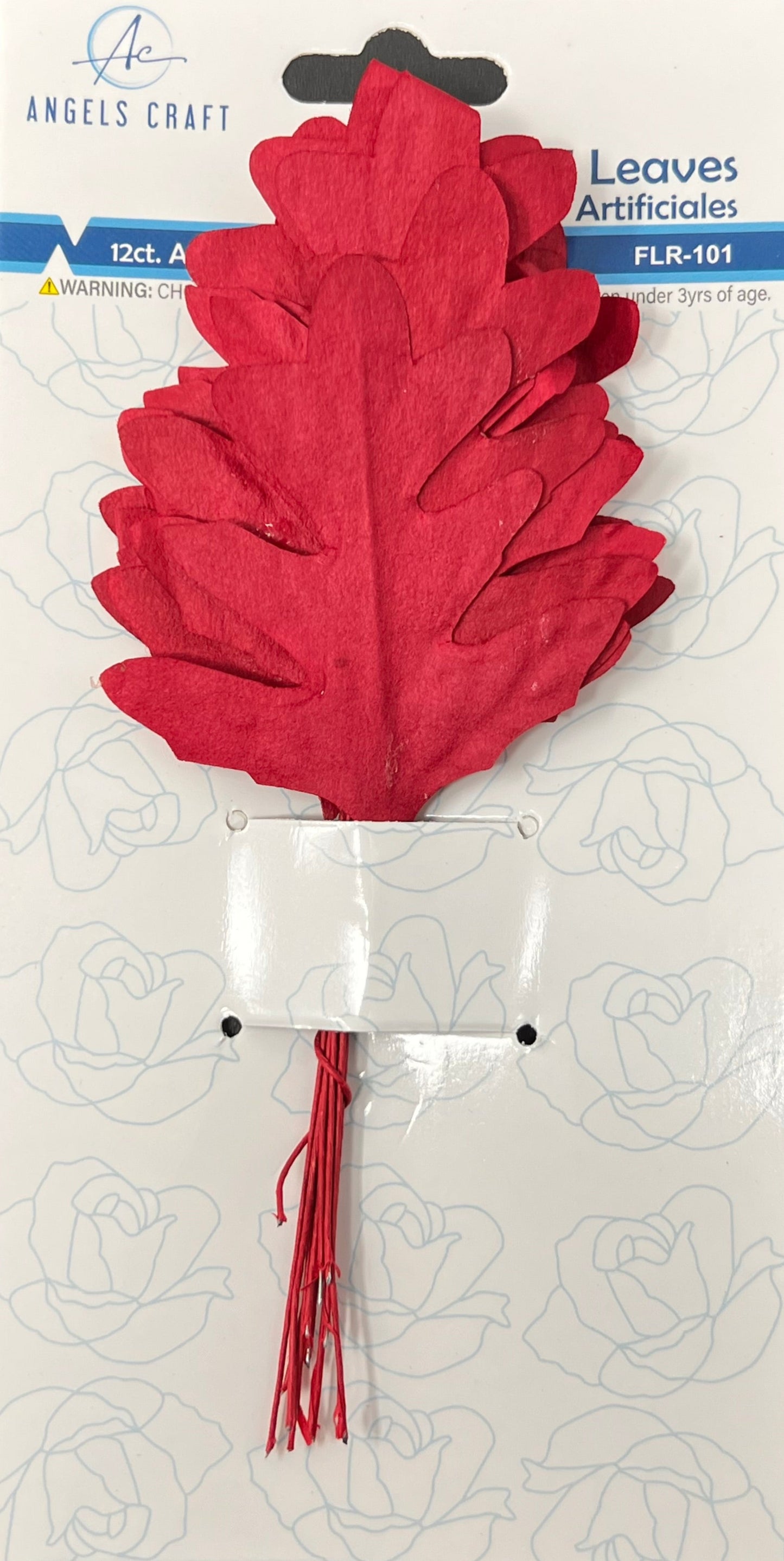 Paper Oak Leaves | Red