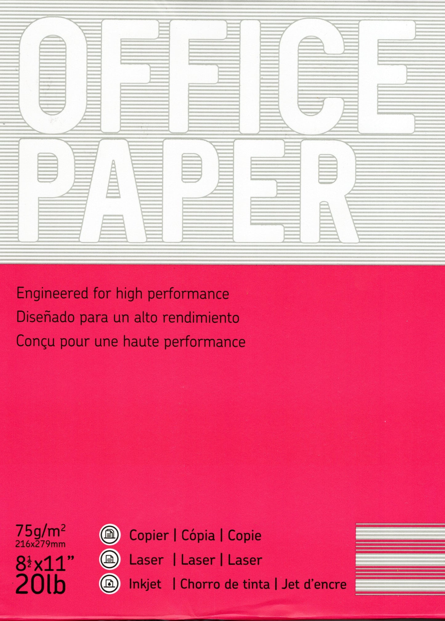Papel Copia  20 lb  8.5" x 11"