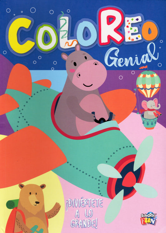 LIBRO  COLOREA GENIAL