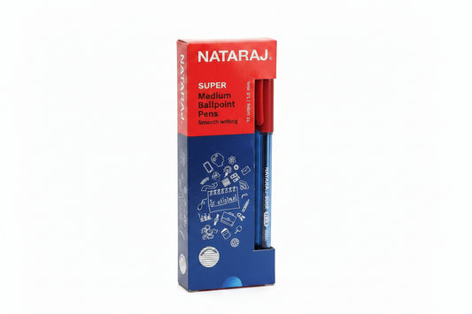 BOL NATARAJ SUPER MED RED 10 CJ 1.0M