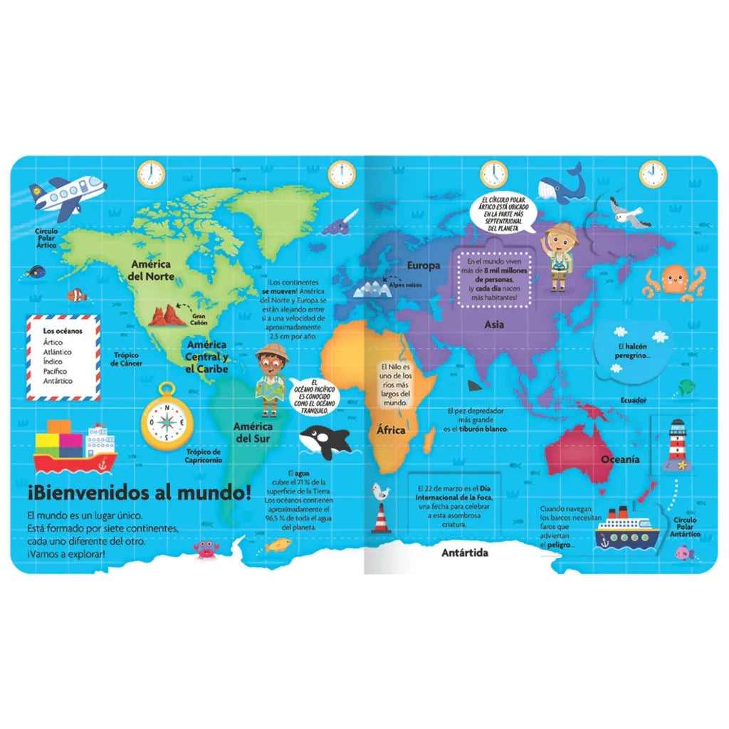 Mi Primer Atlas Ilustrado - Datos Curiosos - Guadal