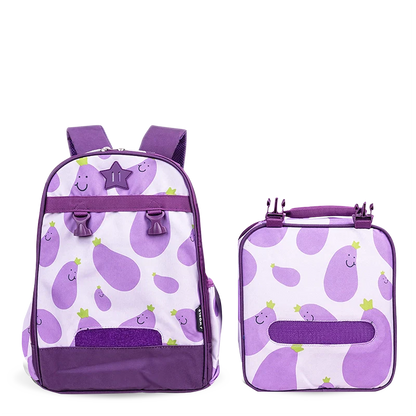Duet Kids Backpack & Detachable Lunch Box Set |  Mr Eggplant
