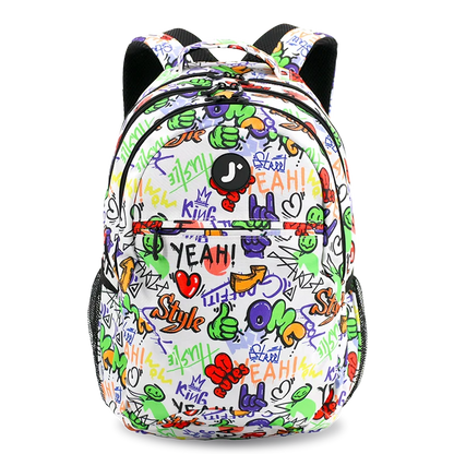 Cornelia Laptop Backpack | Street Art