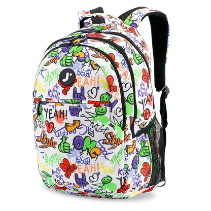 Cornelia Laptop Backpack | Street Art