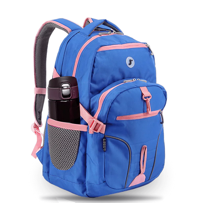 Atom Multi Purpose Laptop Backpack | Navy Pink