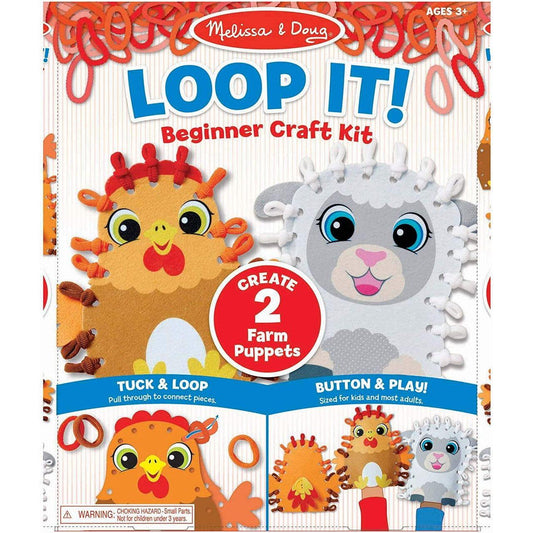 LOOP IT! FARM PUPPETS BEGINNER CRAFT KIT