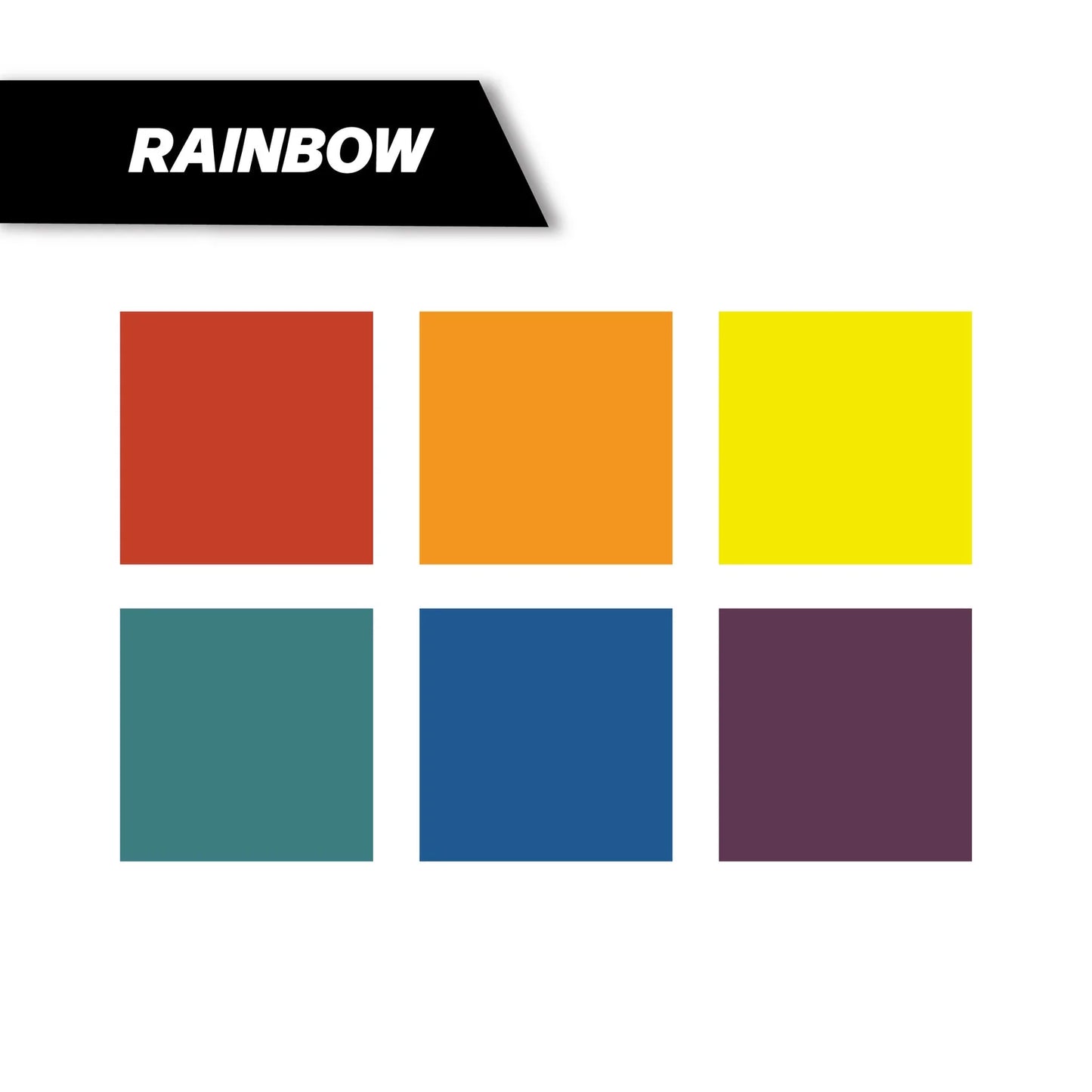 Acrylic 0.7 mm Rainbow Markers Pkg. 6