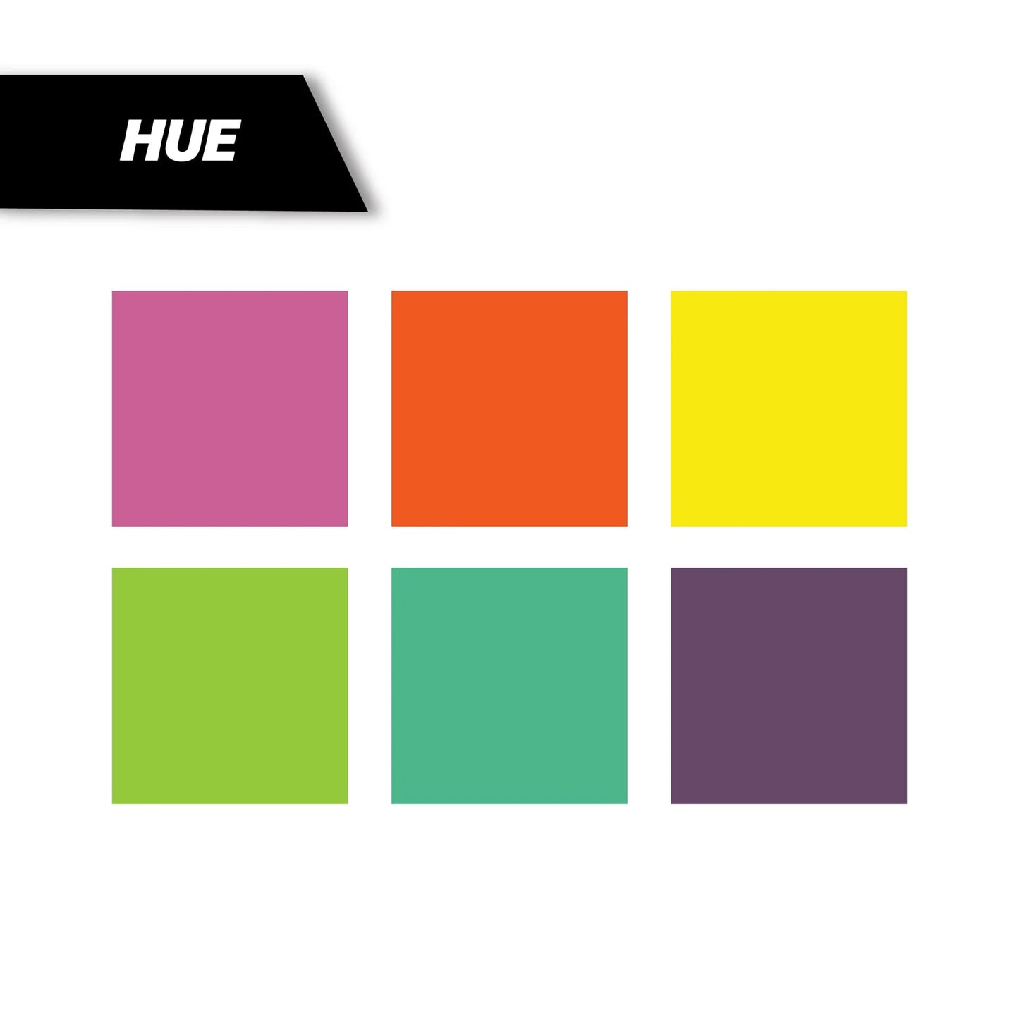 Acrylic 1.2 mm Hue Markers Pkg. 6