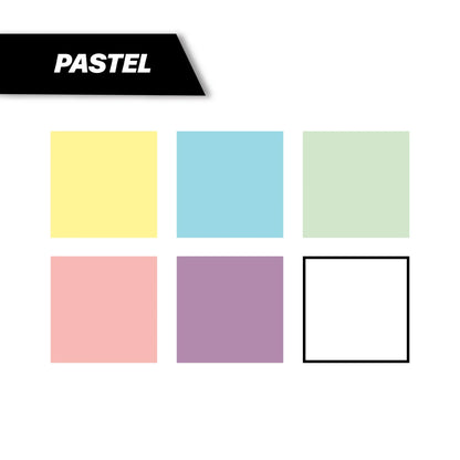 Acrylic 2.0 mm Reversible Tip Pastel Markers Pkg. 6