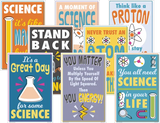SCIENCE FUN CHARTS 8PCS 17''X11''