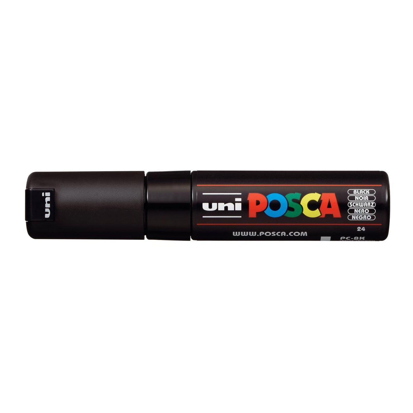 POSCA PC-8K PAINT MARKER BROAD CHISEL TIP BLACK