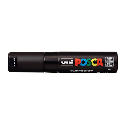 POSCA PC-8K PAINT MARKER BROAD CHISEL TIP BLACK