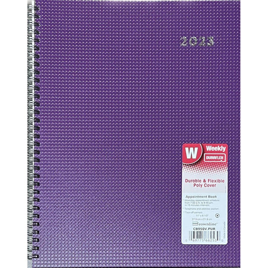 WEEKLY PLANNER LARGE DURAFLEX PURPLE
