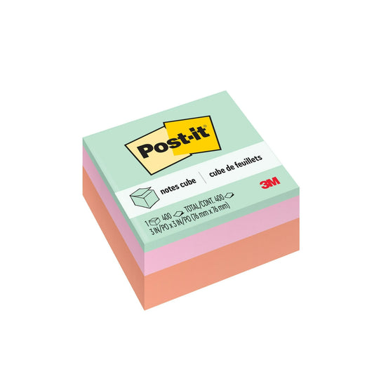 POST IT NOTE CUBE 3X3 PASTEL