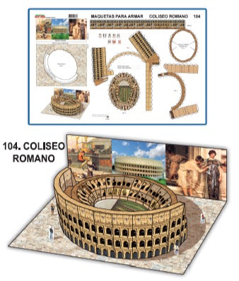 MODELO MAQUETA COLISEO ROMANO