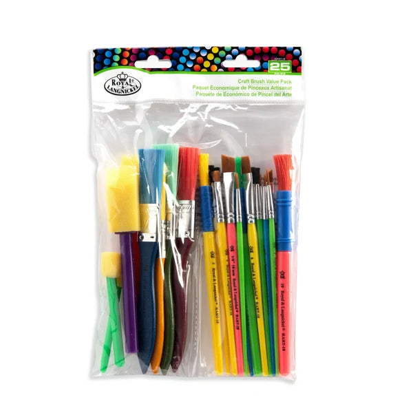 Craft Brush Set Pkg. 25