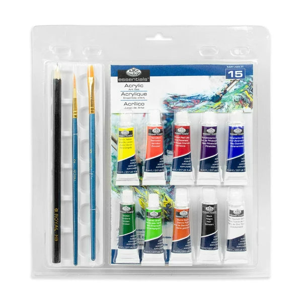 Acrylic Paint Clamshell 15 pc