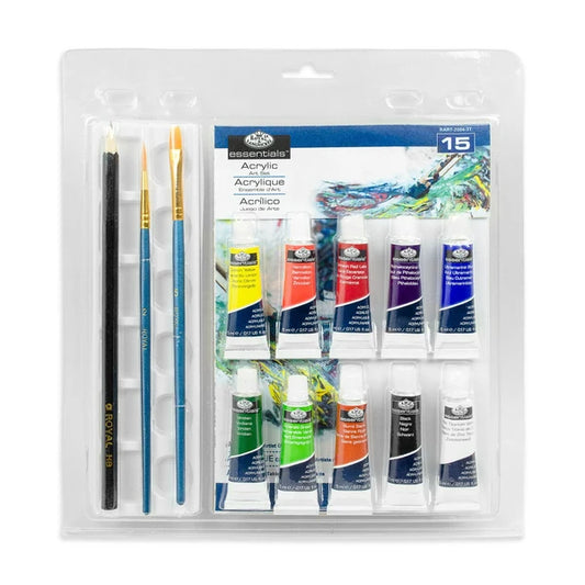 ACRYLIC PAINT CLAMSHELL 15 PC