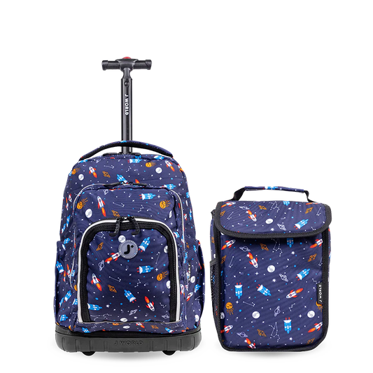 DUO ROLLING BACKPACK AND LUNCH BAG 2