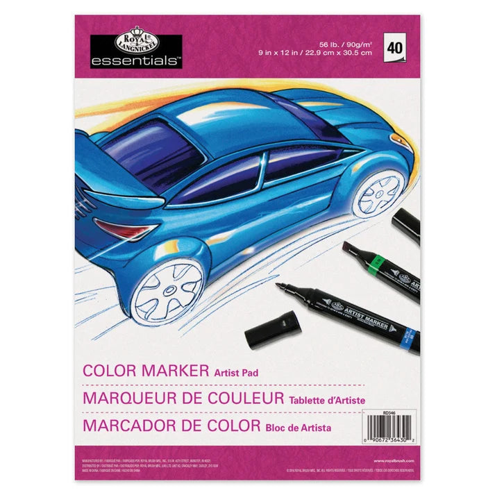 9 x 12 Color Marker Pad - JA Riollano