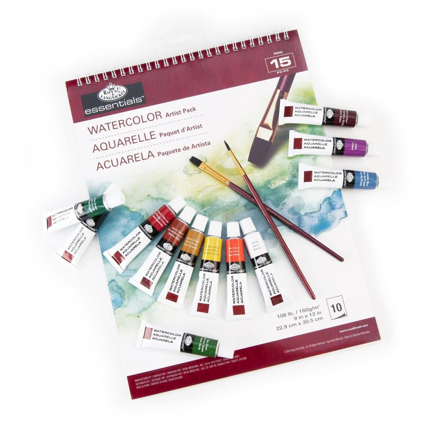 Watercolor Artist Pack 15 PCS
