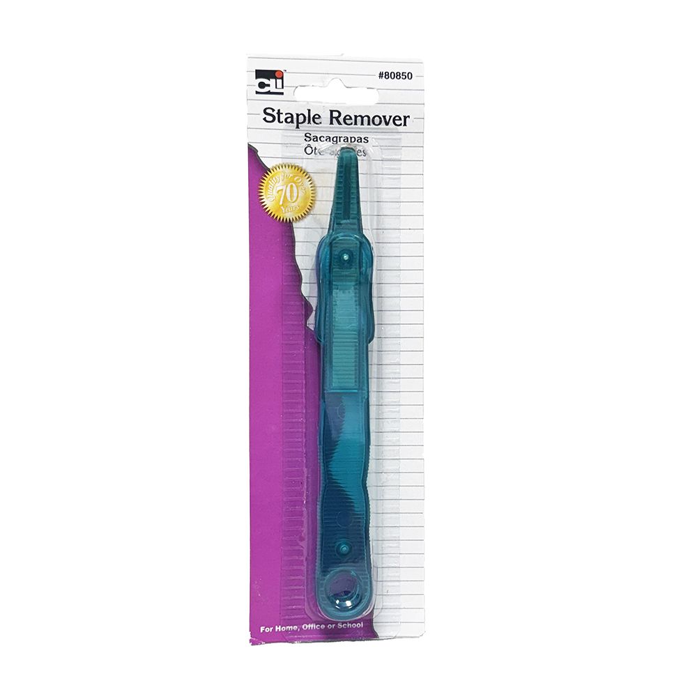 Staple Remover Flat Assorted Colors