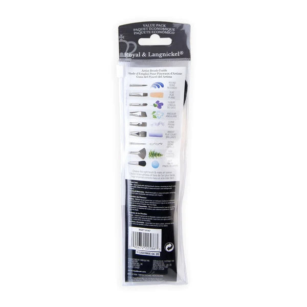 Camel Hair Mop Brush Set Pkg. 3