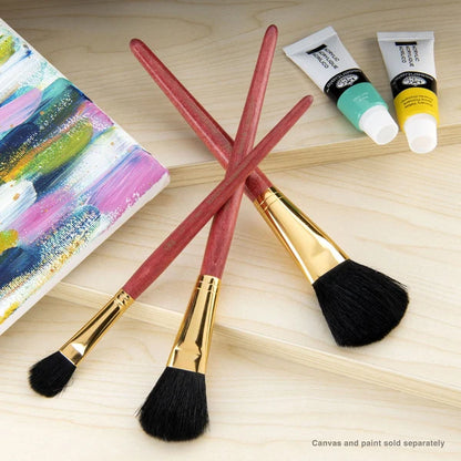 Camel Hair Mop Brush Set Pkg. 3