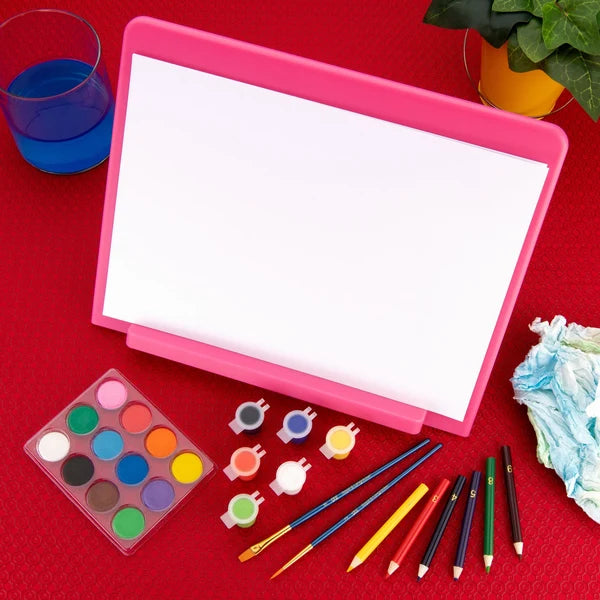 Mixed Media Blue Easel Art Set