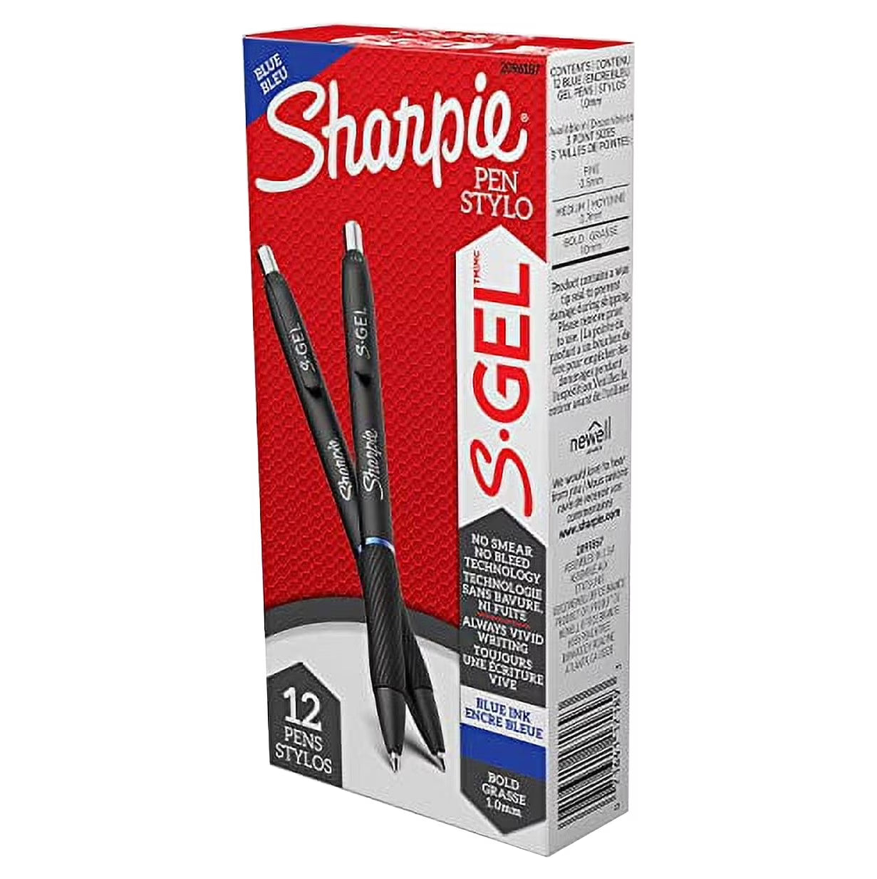 Sharpie ens Bold Point 1.0 mm Blue Cj. 12S-Gel P