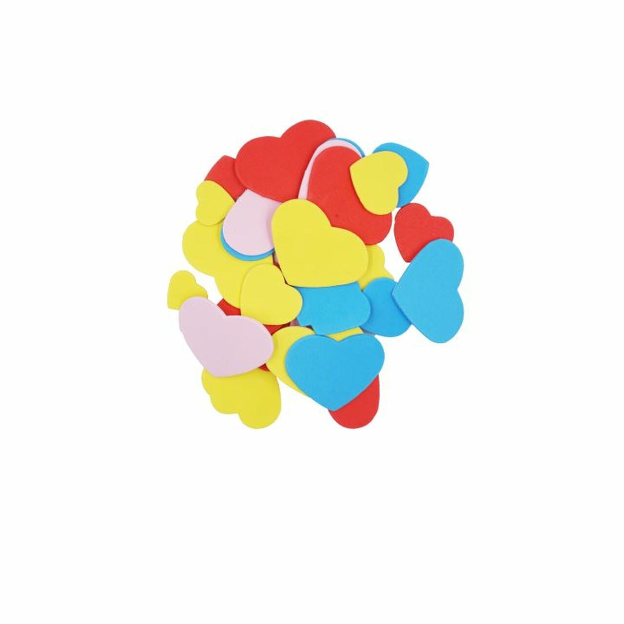 FOAM SHAPES HEART 80 PC