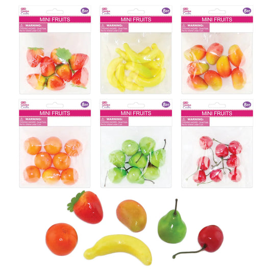Fruits Craft | 6 asstd | Mini | 8pc