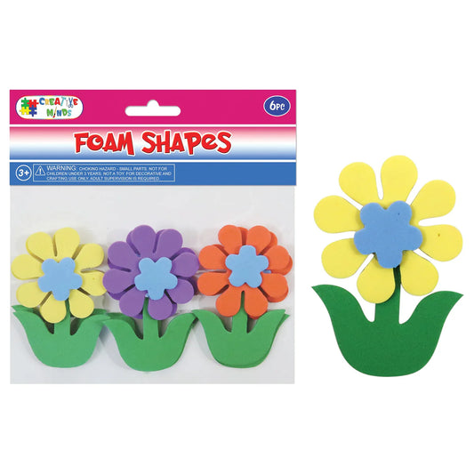 Foam Craft Flowers | 6pc