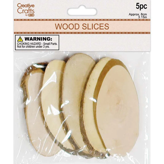 Wood Plaque | 8cm | 5pc